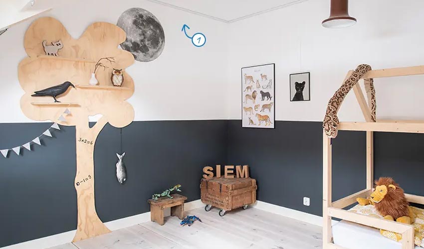 La Chambre d'enfants : CImaise pour tableaux Lille/Mouscron
